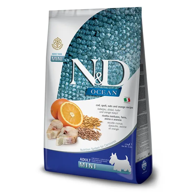 N & D Ancestral Grain Ocean Adult Mini Cod