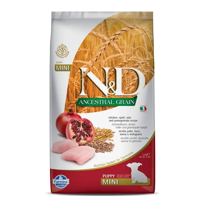 N & D Ancestral Grain Puppy Mini chicken
