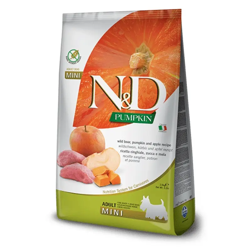 N & D Pumpkin Grain Free - Adult Mini Boar & Apple