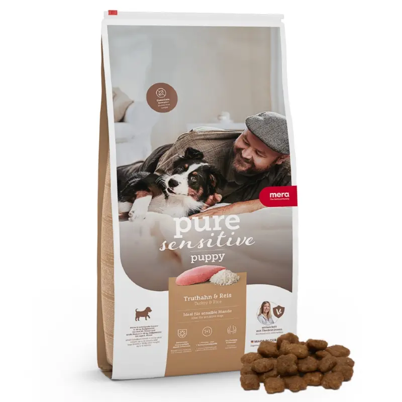 Mera Pure Sensitive - PUPPY, TURKEY & RICE - GLUTEN-FREE
