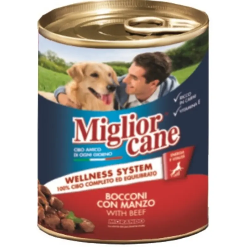 Migliorcane  Chunks with beef 405g