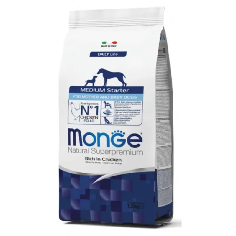 Monge Dog Dry Medium Starter Mother & Baby