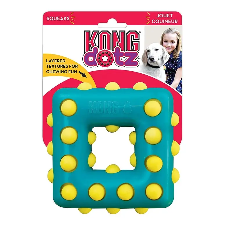 KONG Dotz Square Dog Toy