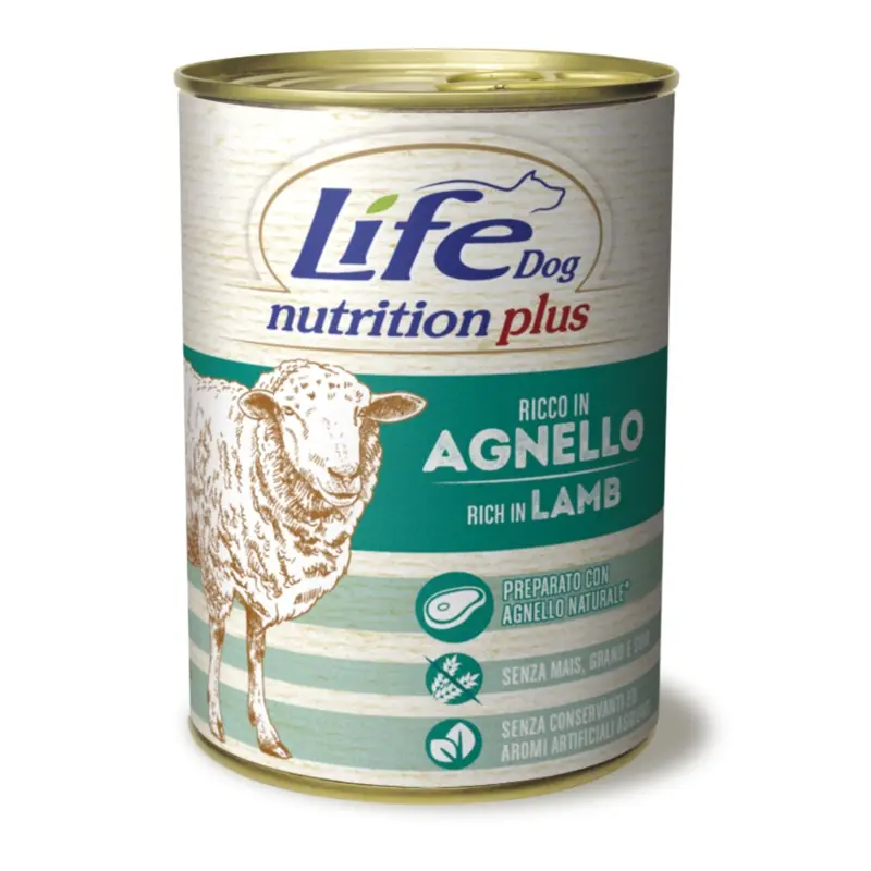 LifeDog plus lamb with rice , 400 gr