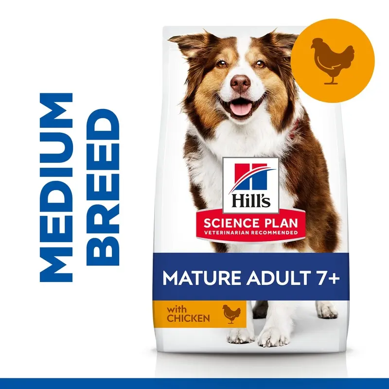 Hill's Science Plan Mature Adult 7+ Active Longevity Medium Dog Food with Chicken