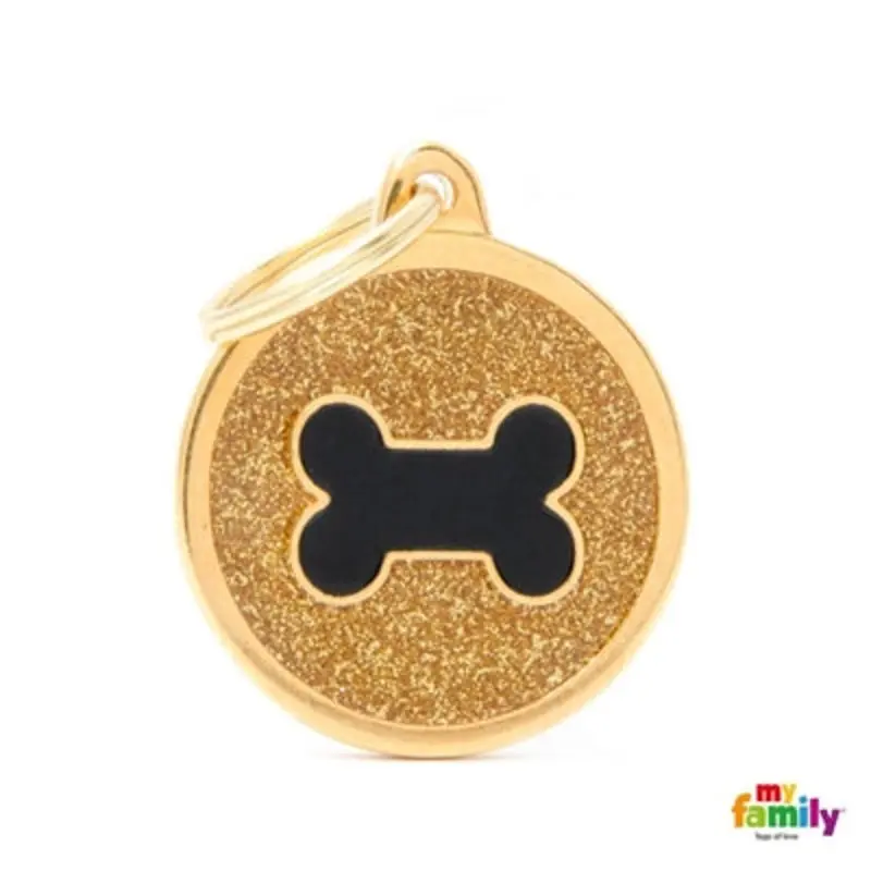 Gold ID tag