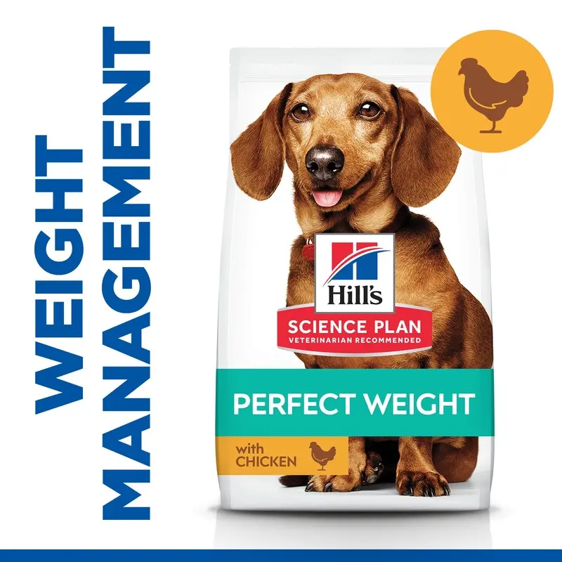Hill's Science Plan Adult 1-6 Perfect Weight Small/Mini Dog Food with Chicken
