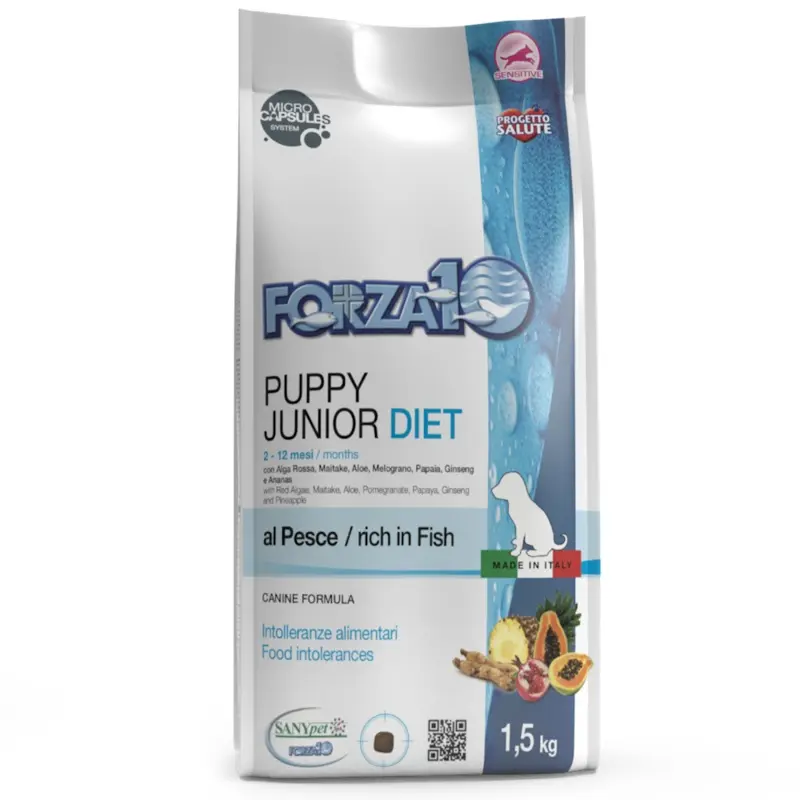 Forza 10 Puppy Junior diet, Fish, 1.5 Kg
