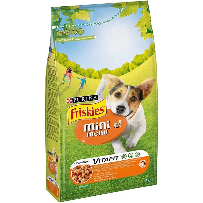 Friskies dog food Mini Chicken/Vegetables, 1.5 kgs