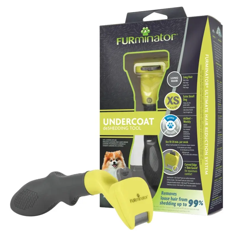Furminator Extra Small dog Undercoat Deshedding tool, Long hair .