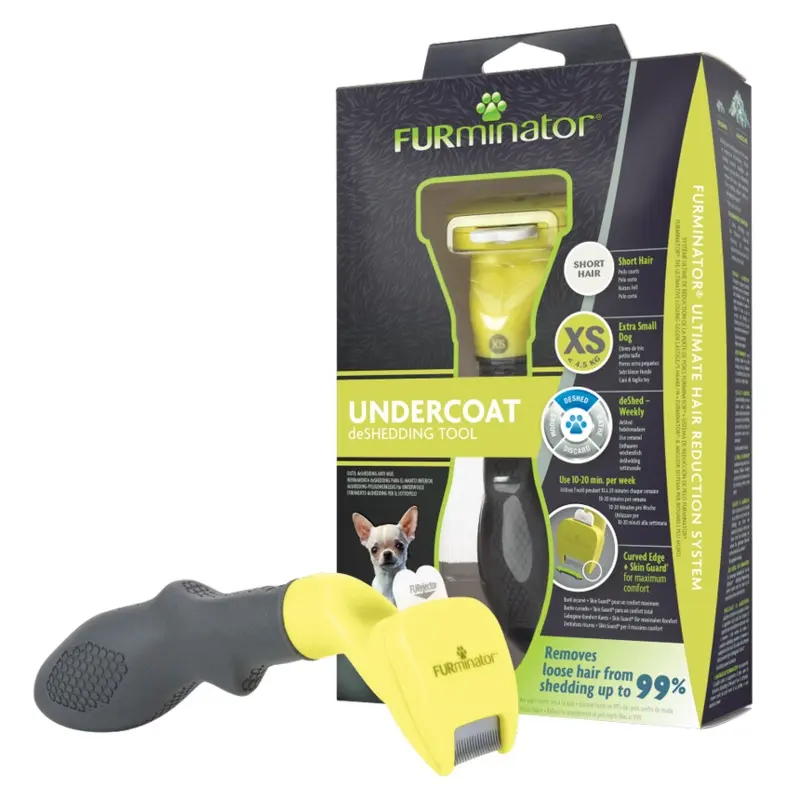 Furminator Extra Small dog Undercoat Deshedding tool, Short hair .