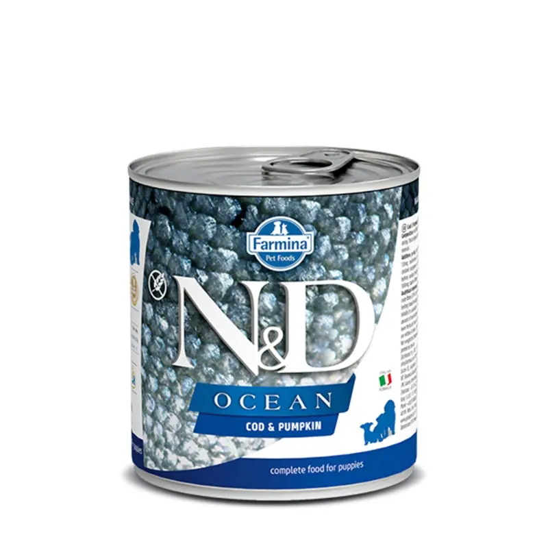Farmina N&D Ocean Puppy Cod & Pumpkin tin