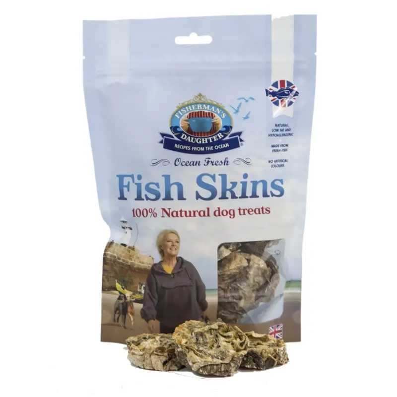 Fisherman's Daughter Fish Skins Cod Cubes Treats