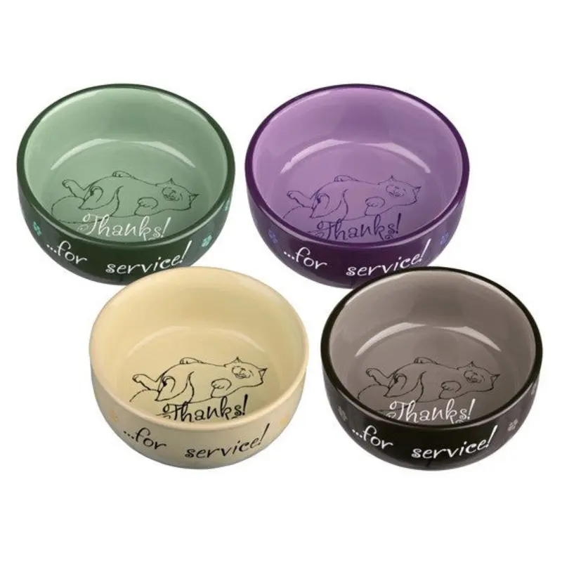 Ceramic bowl Thanks for Service