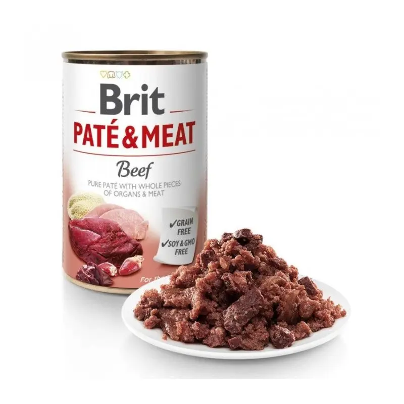 Brit Pate & Meat tins 400g - Beef
