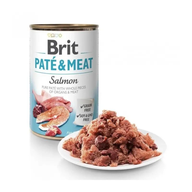 Brit Pate & Meat tins 400g - Salmon
