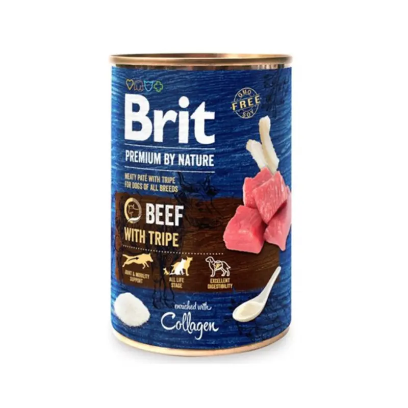 Brit Premium by Nature tins 800g- Beef with Tripe