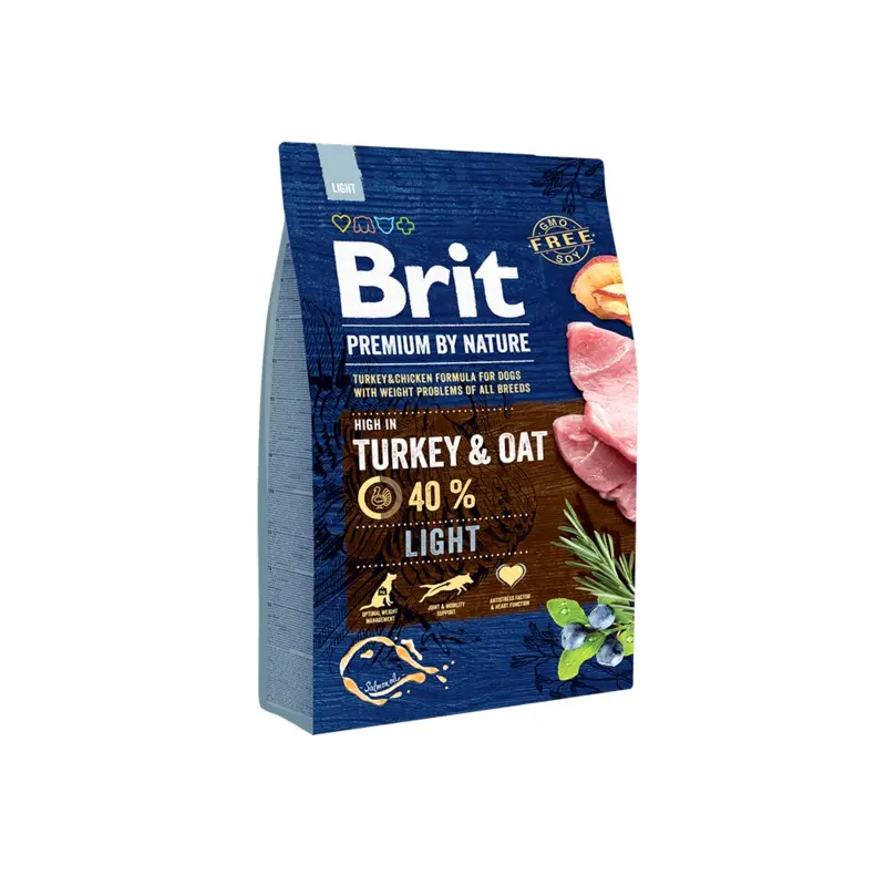 Brit Premium dog Light, Turkey & Oat