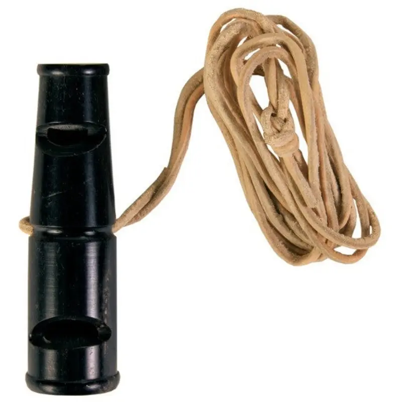 Buffalo horn whistle