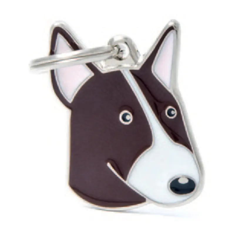 Bull Terrier (Brindle & White)