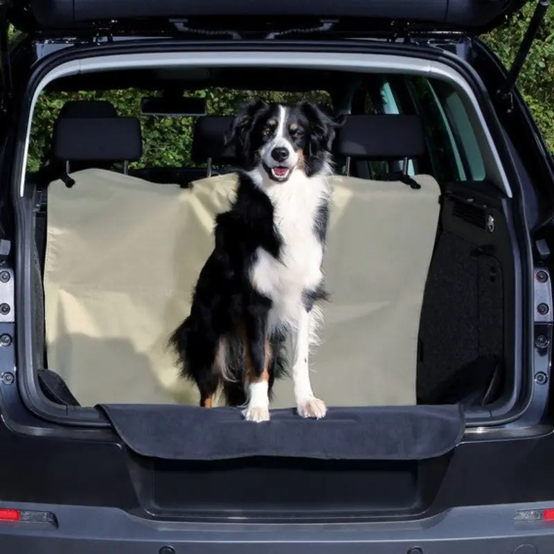 Car boot cover, 1.80 x 1.30 m, beige/black