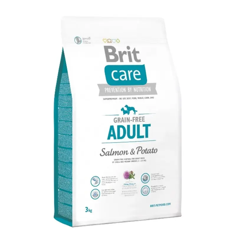 Brit Grain free Salmon Adult (small and medium breed)