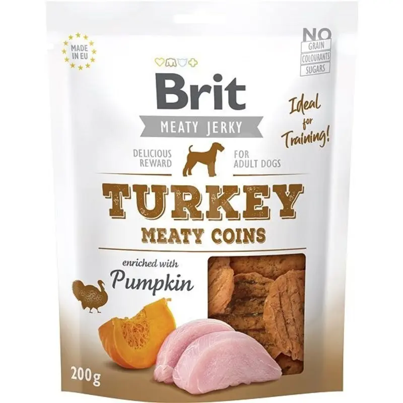 Brit Jerky Turkey coins, 80g