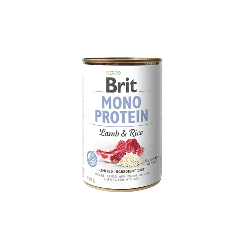Brit Mono Protein tins 400g - Lamb & Rice