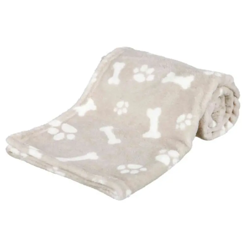 37162 Kenny blanket, plush, 75 x 50 cm, beige