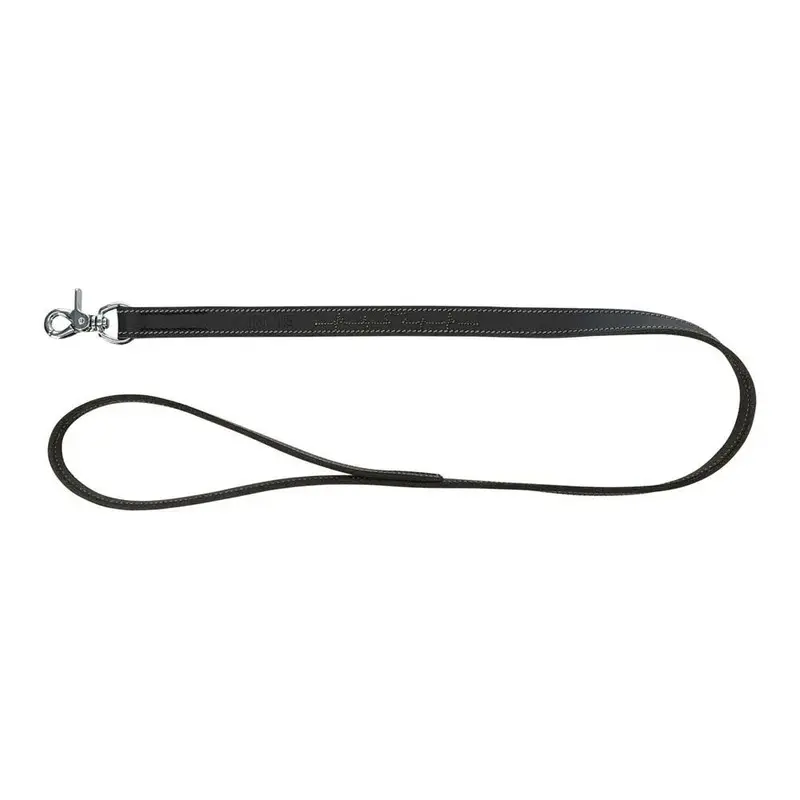19010 Rustic fatleather leash Heartbeat, M-L: 1.00 m/20 mm, brown