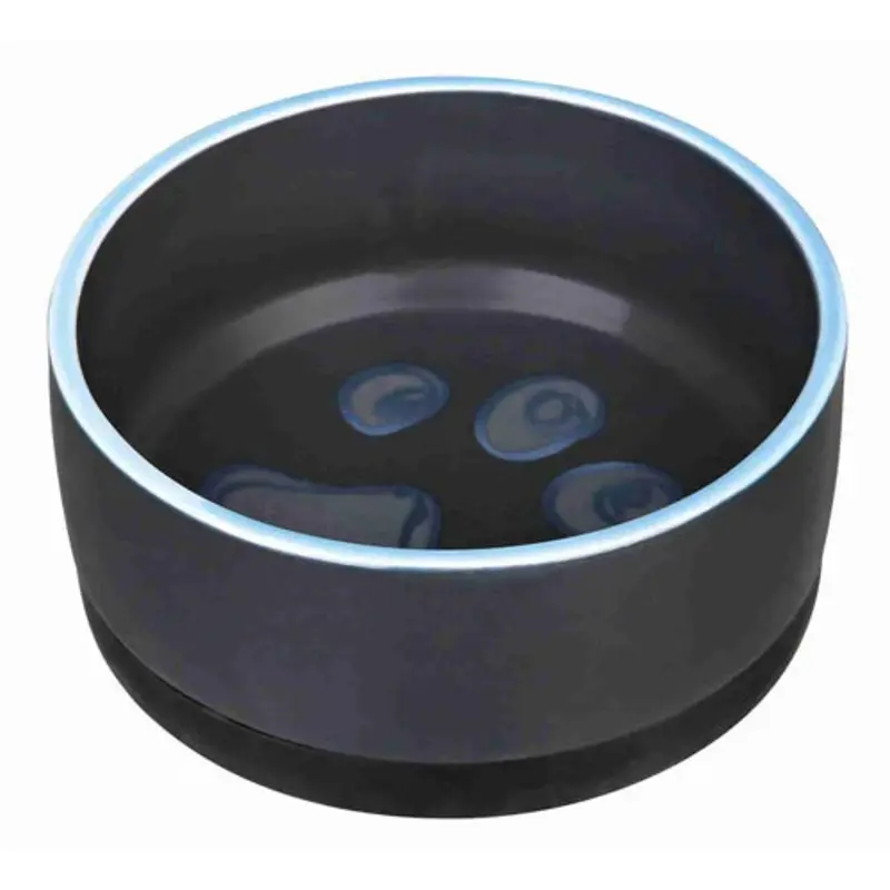 24777 Jimmy ceramic bowl with rubber bottom, 0.4 l/diam. 12 cm