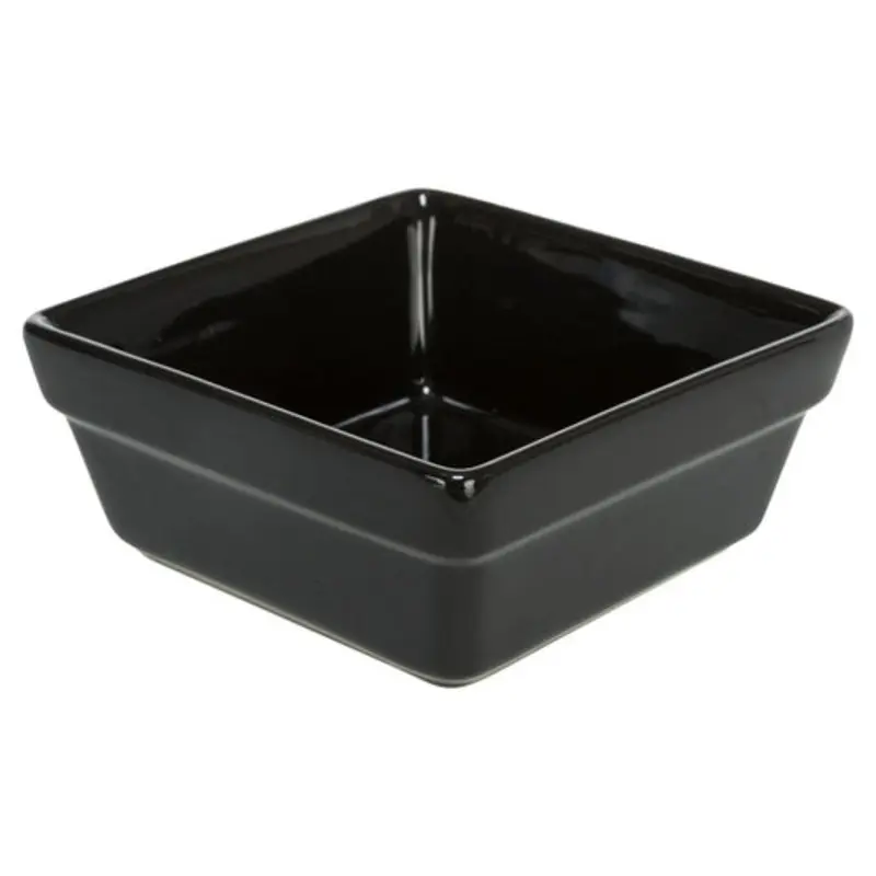 24821-10 Black Square Bowl
