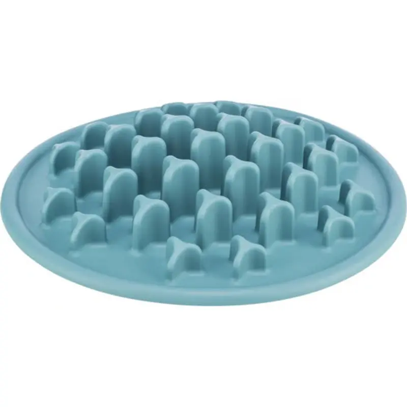 25038 Pillars Slow Feeding mat TPE, 35 cm, blue