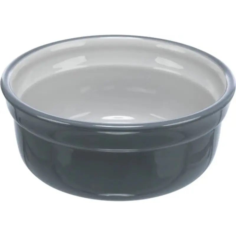 Bowl ceramic, grey/light grey