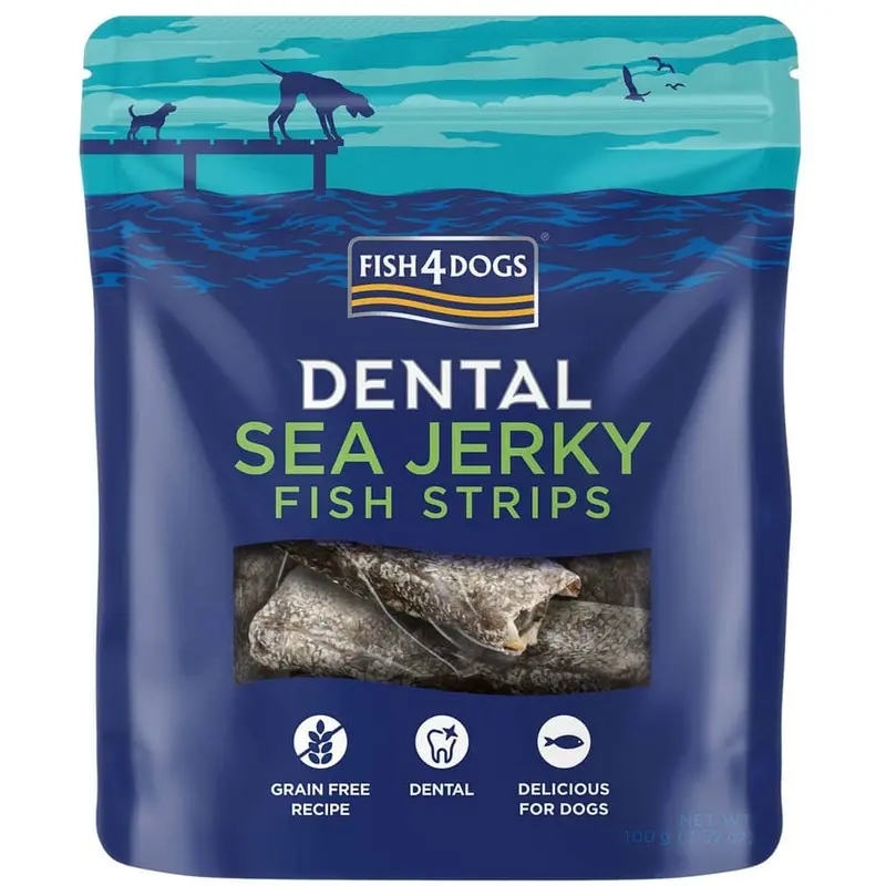 Fish4Dogs Sea Jerky Fish strips, 100g