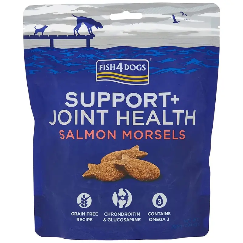 Fish4Dogs Support+ Joint Health salmon morsels, 225g
