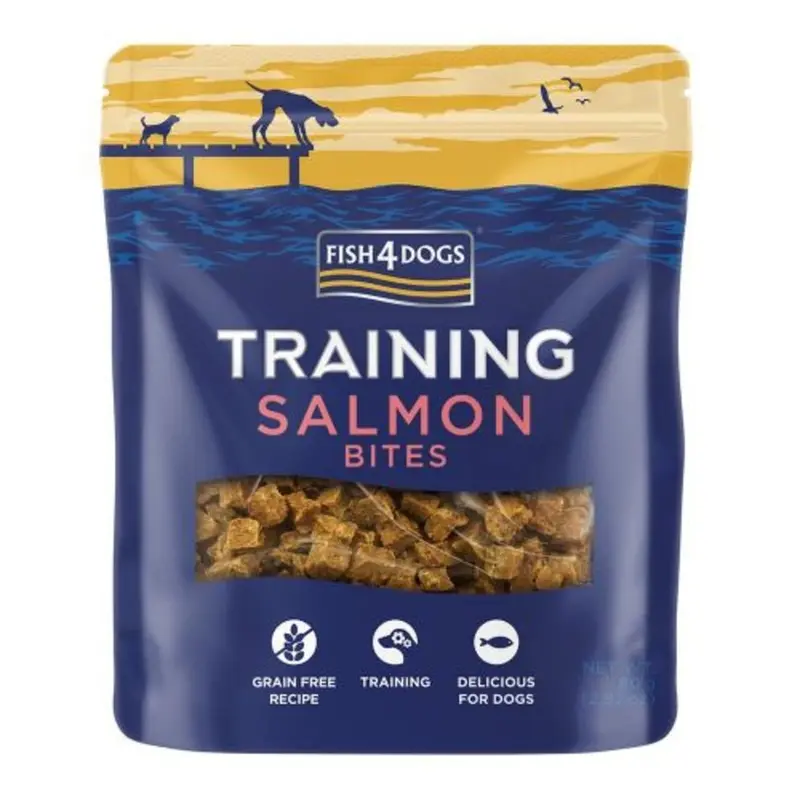Fish4Dogs Training Adult salmon bites, 80g