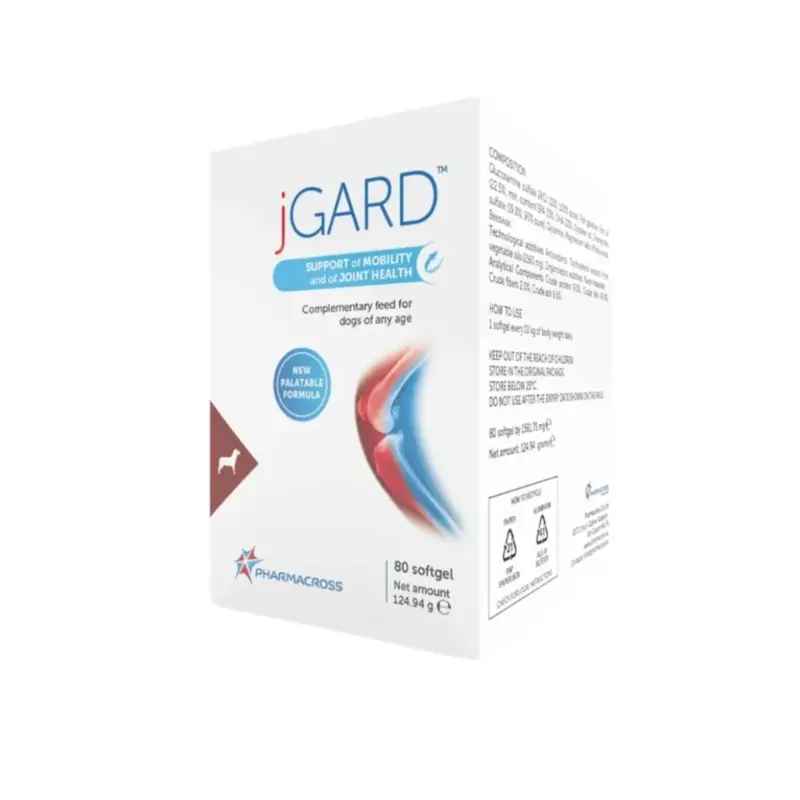 jGard complementary feed for dogs (softgel caps), 80 caps