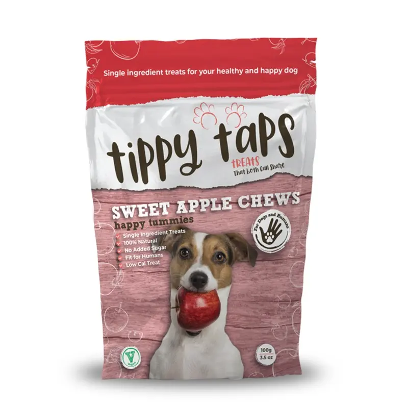 Sweet Apple Chews - Tippy Taps 100% natural dog treats 100g