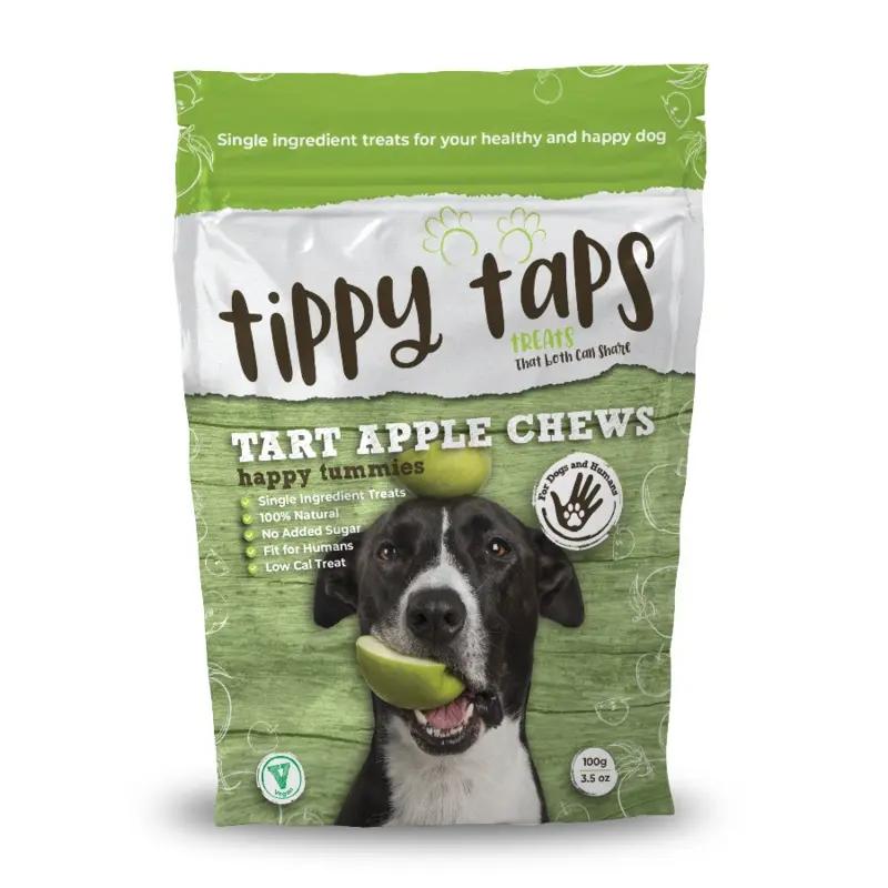 Tart Apple Chews - Tippy Taps 100% natural dog treats 100g