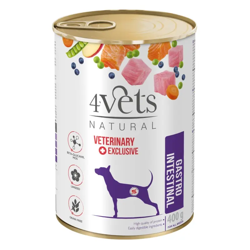 4Vets Natural Gastro Intestinal tins