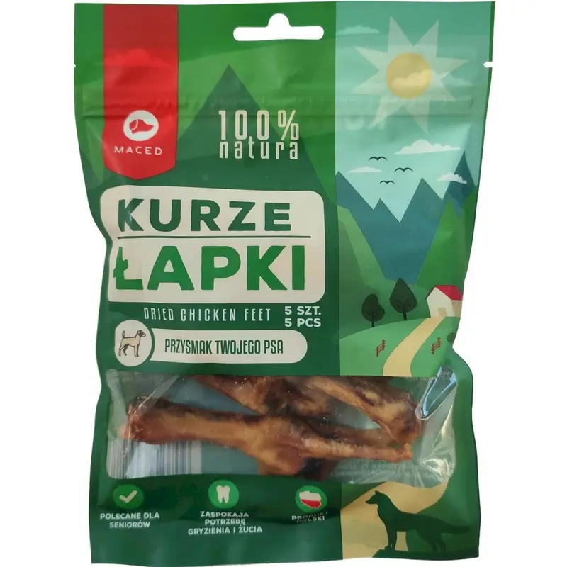 Maced Dried Chicken Feet (brown)