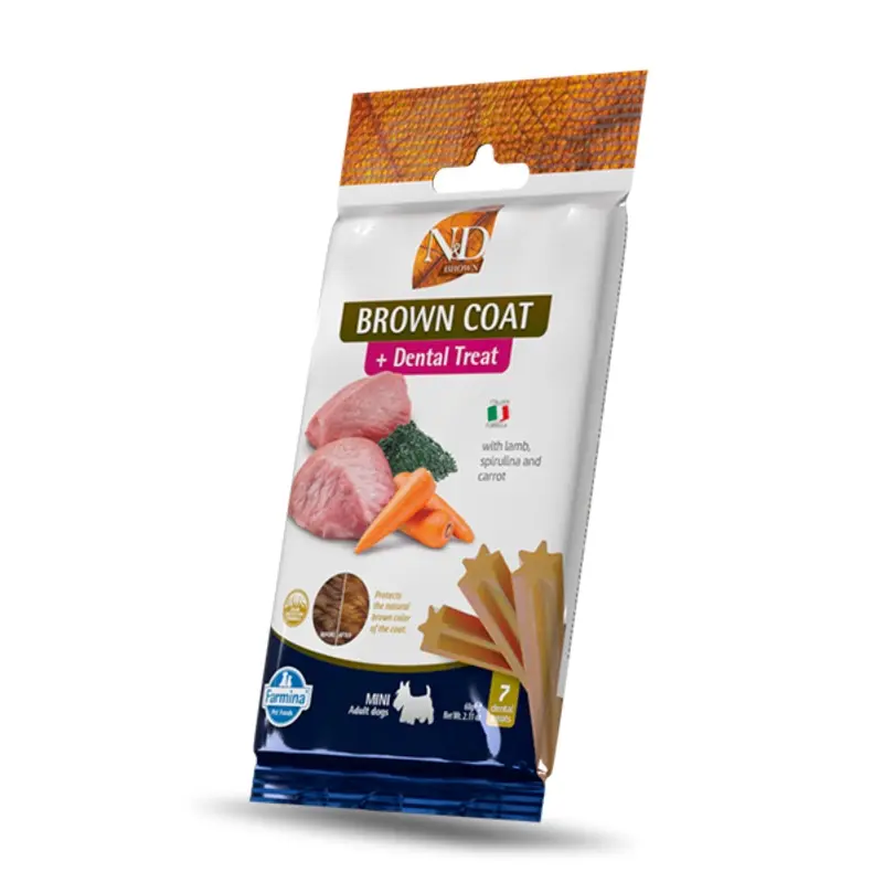 N&D Mini dog treats 60g - Brown, Lamb