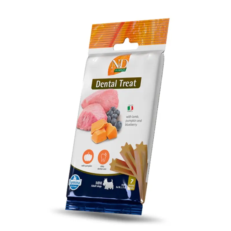 N&D Mini dog treats 60g - Lamb, Pumpkin