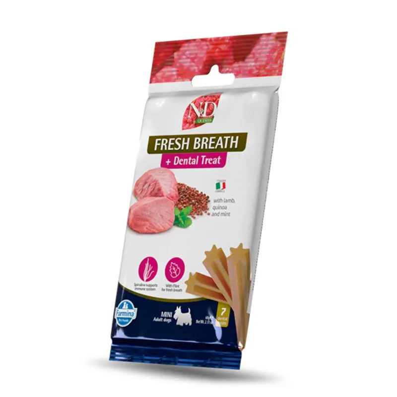N&D Mini dog treats 60g - Quinoa, Fresh Breath