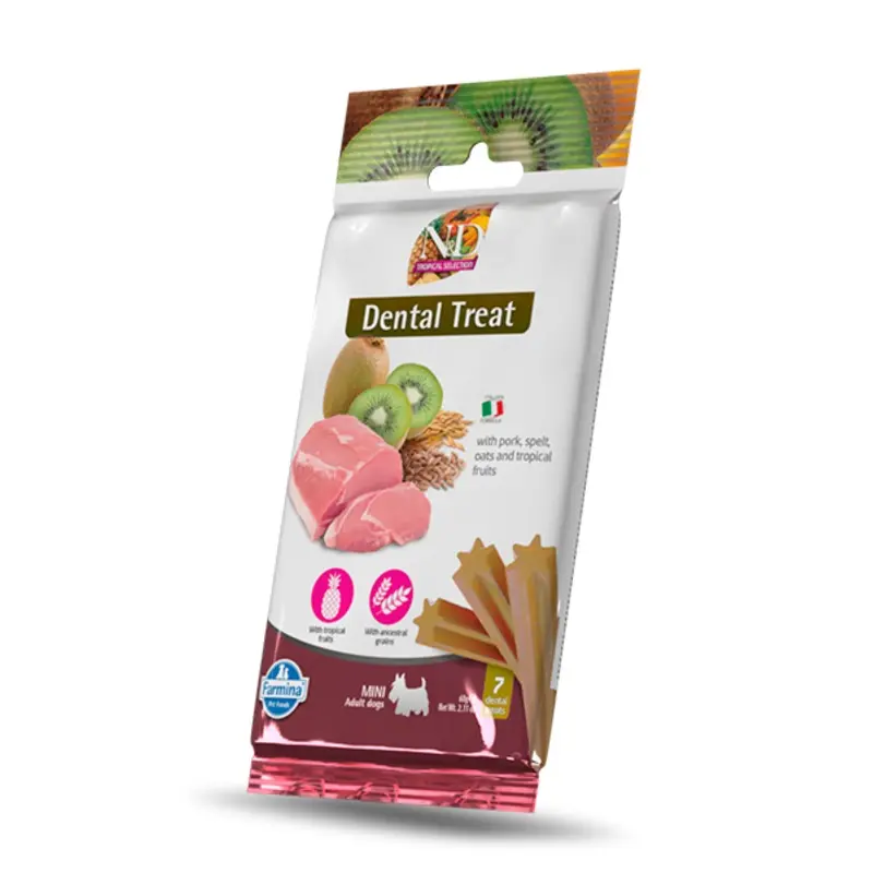 N&D Mini dog treats 60g - Tropical, Pork