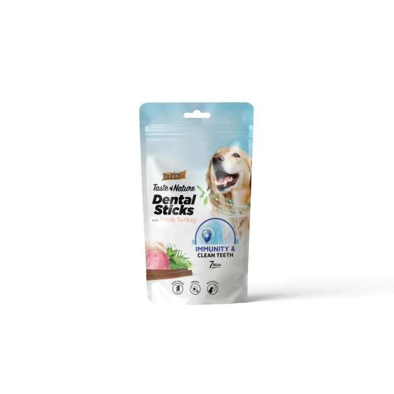 Prince Dental Sticks with Fresh Turkey, 7 Sticks