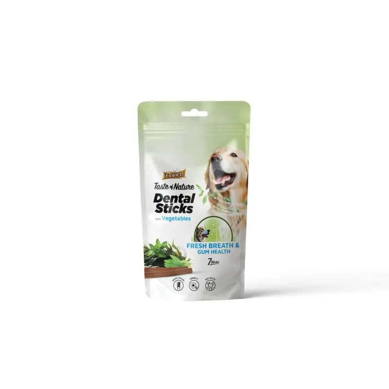 Prince Dental Sticks with Seaweed & Spirulina, 7 Sticks