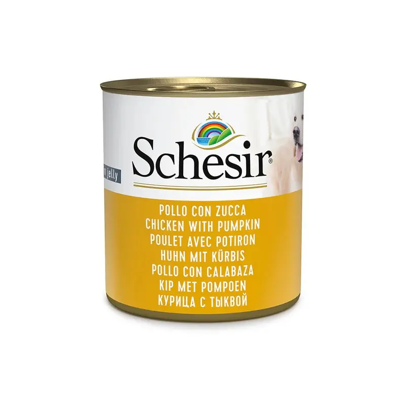 Schesir Dog tin 285g - Chicken & Pumpkin