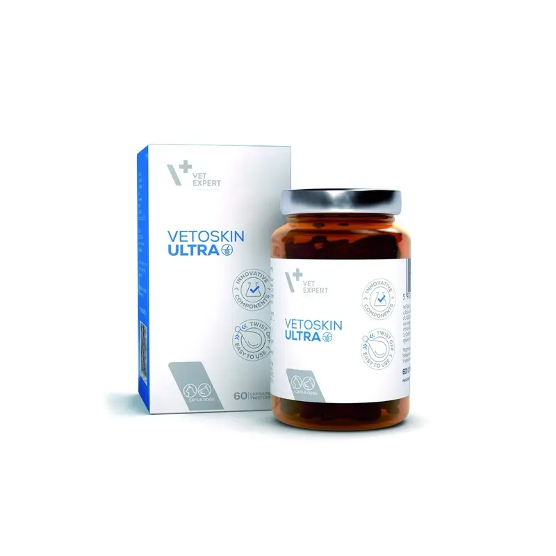 Vet Expert Vetoskin Ultra, 60 capsules